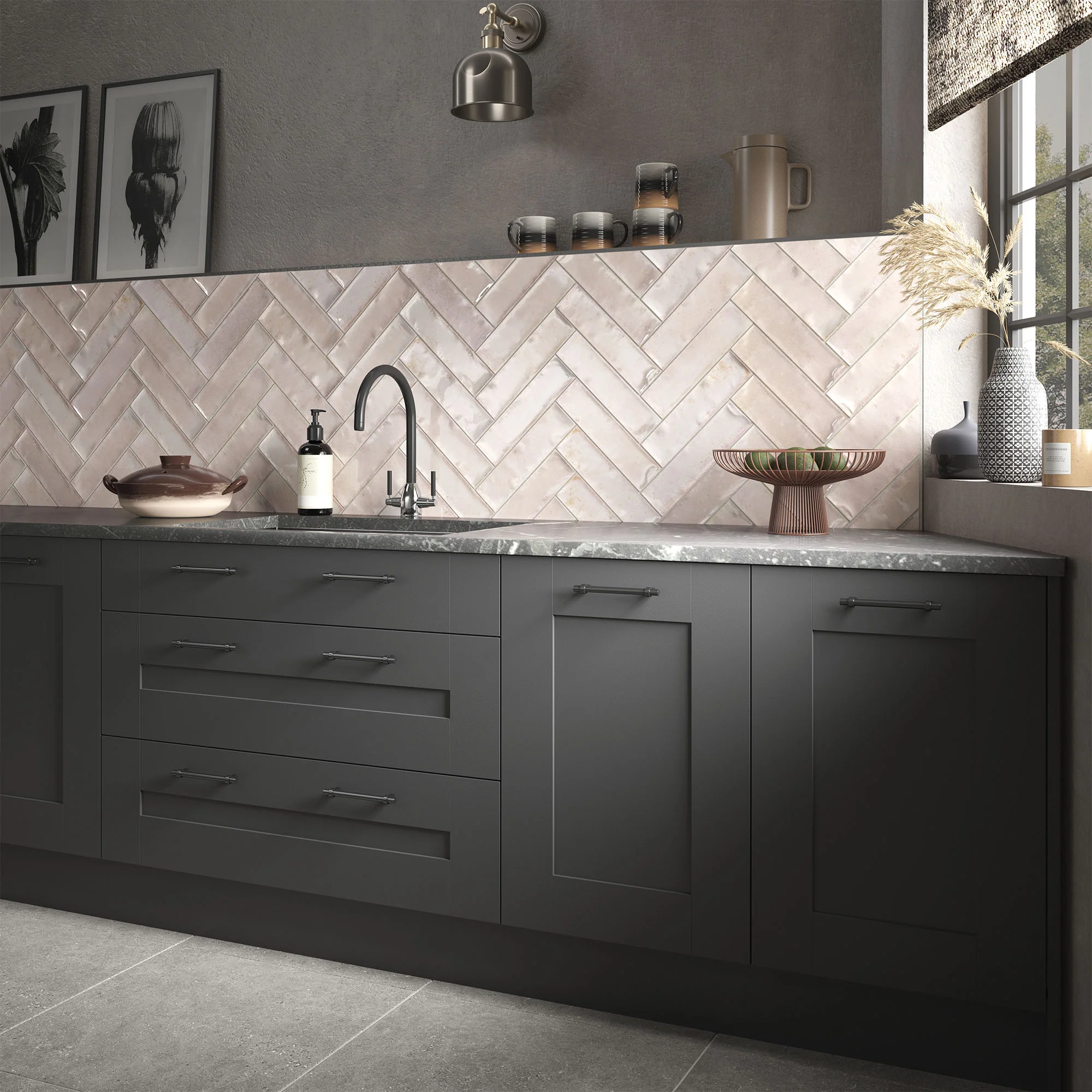 Rose Gloss - Aura Smooth Ceramic Wall Tile