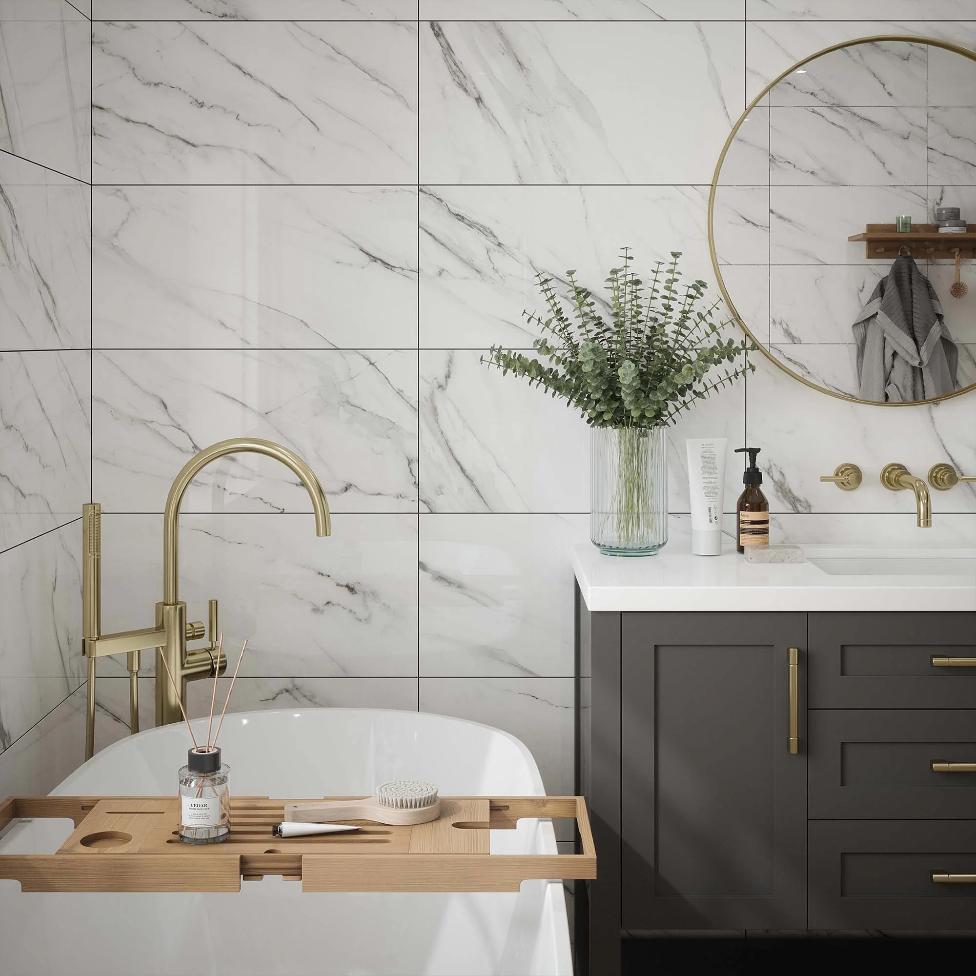 Clarence Gloss - Smooth Ceramic Wall Tile