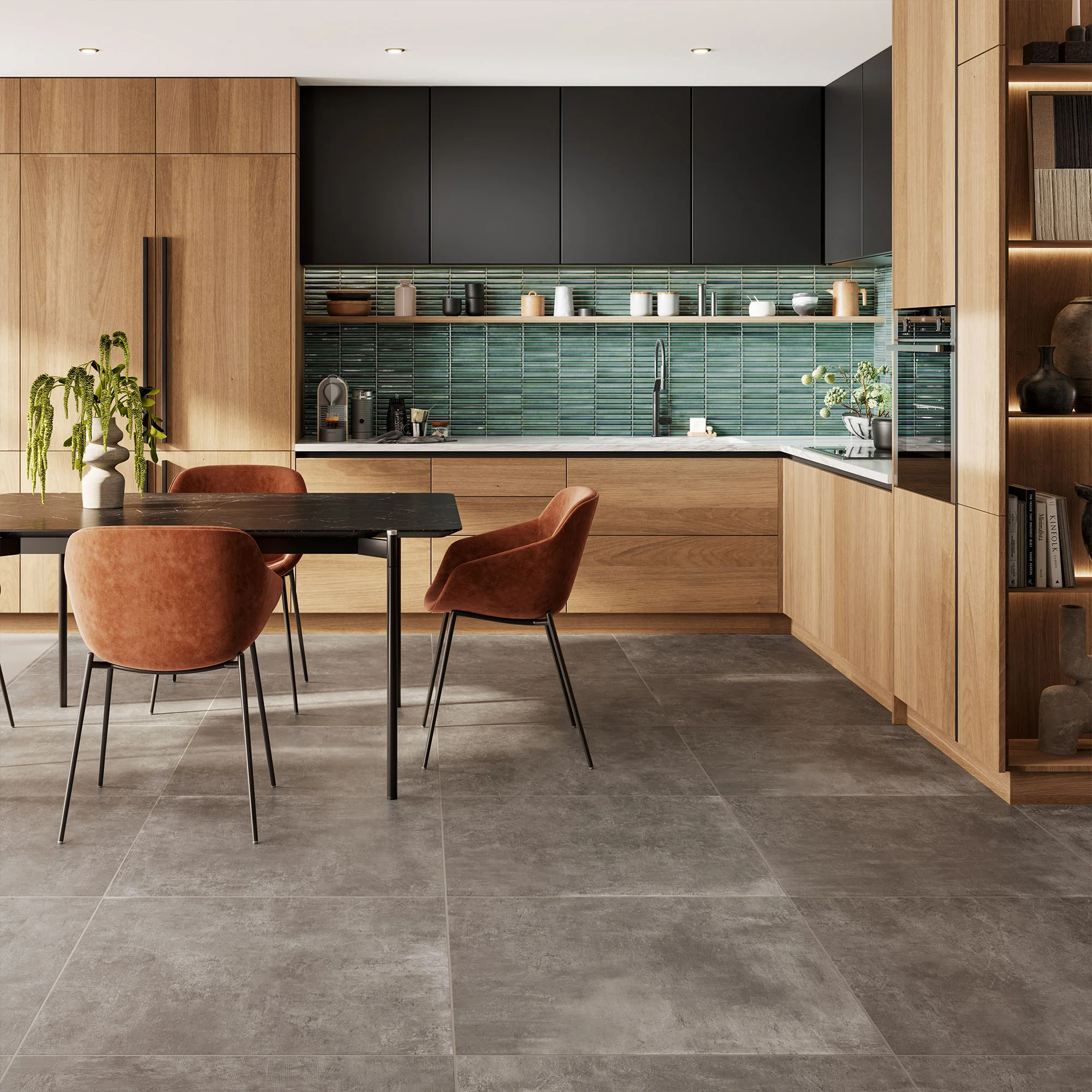 Emerald - Elara 9.2mm Gloss Tile Sample (P13883) - Image 3