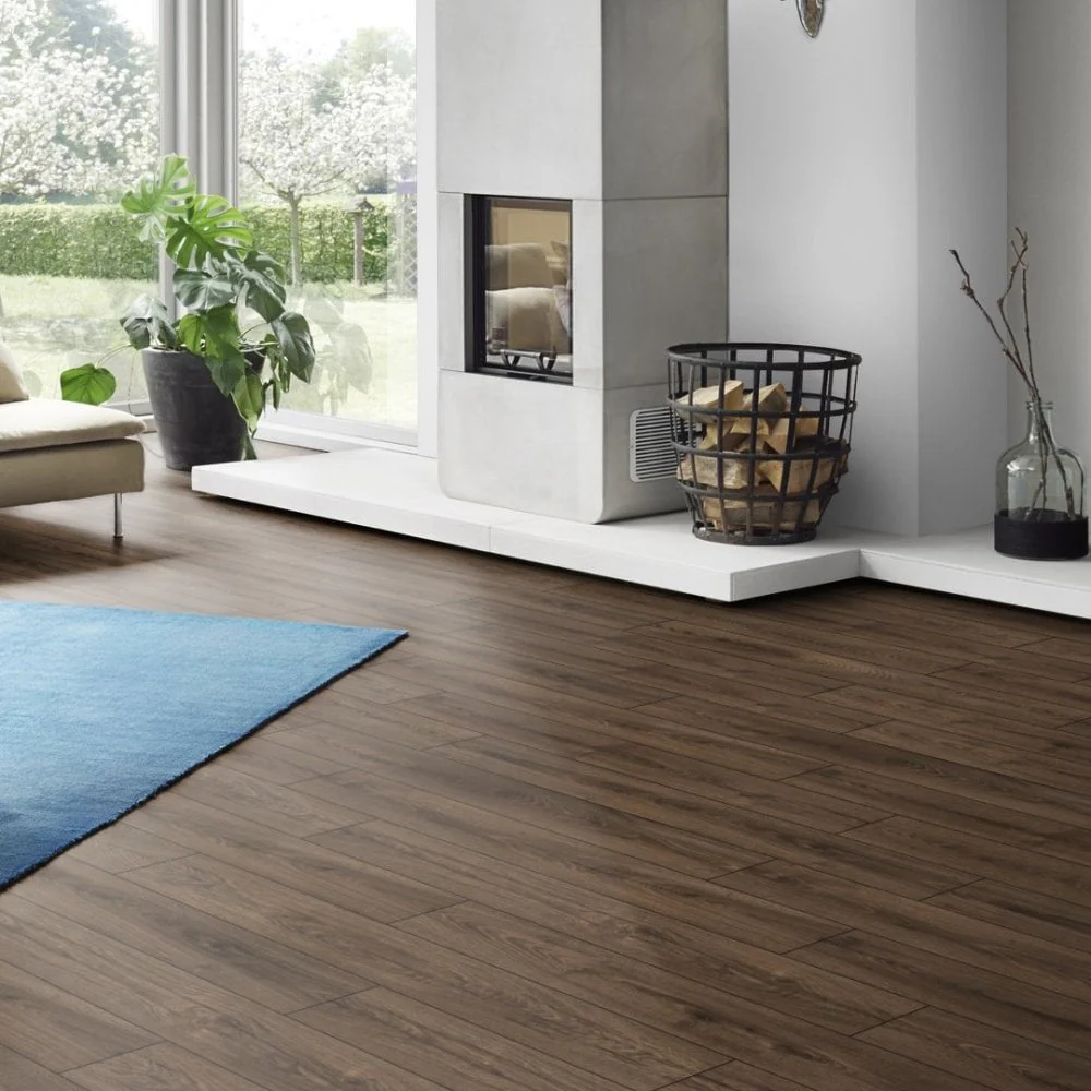 Espresso Carpenter Oak - Atlantic 10mm Handscraped Moisture Resistant Laminate Flooring - Image 8