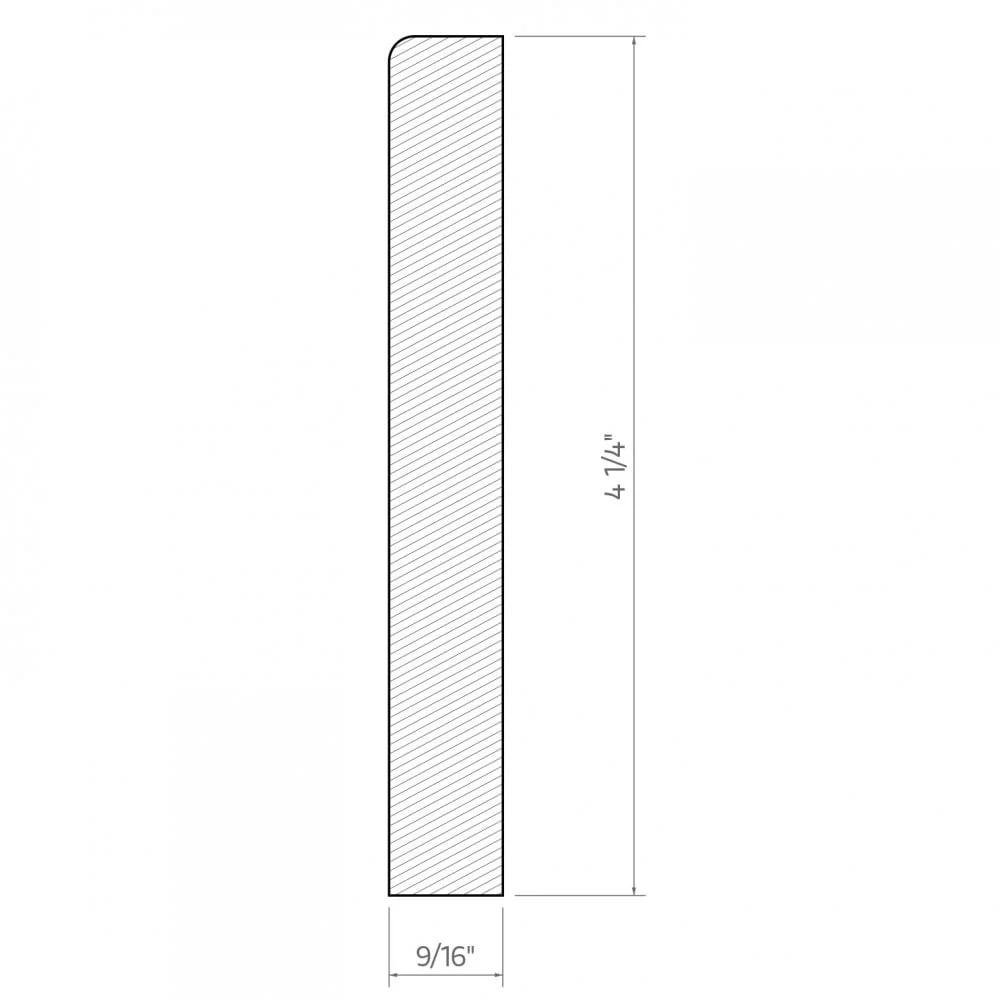 2.4m White Painted Skirting Board 14mm x 108mm - Image 3