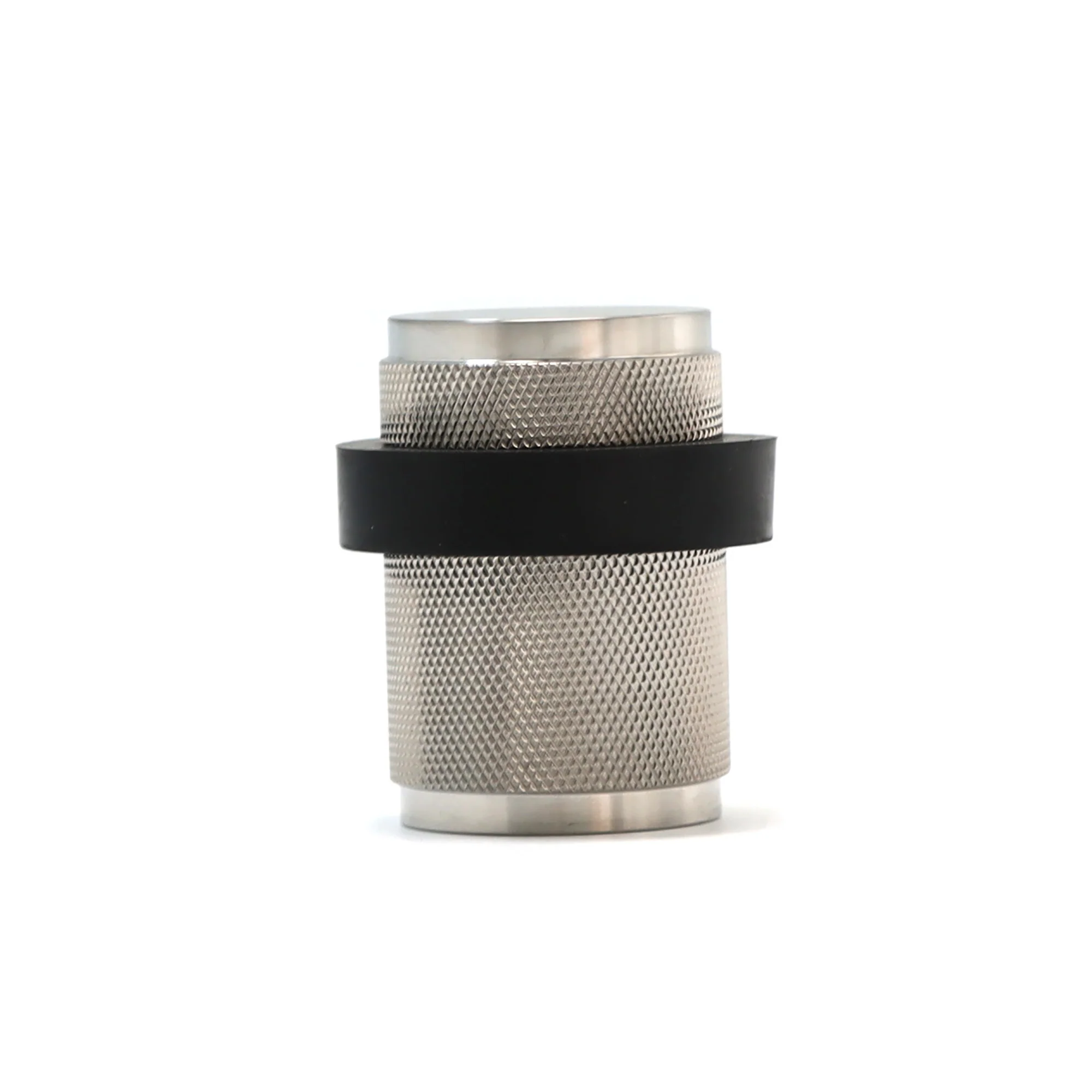 Knurled Round Door Stopper - Satin Stainless Steel - Image 2