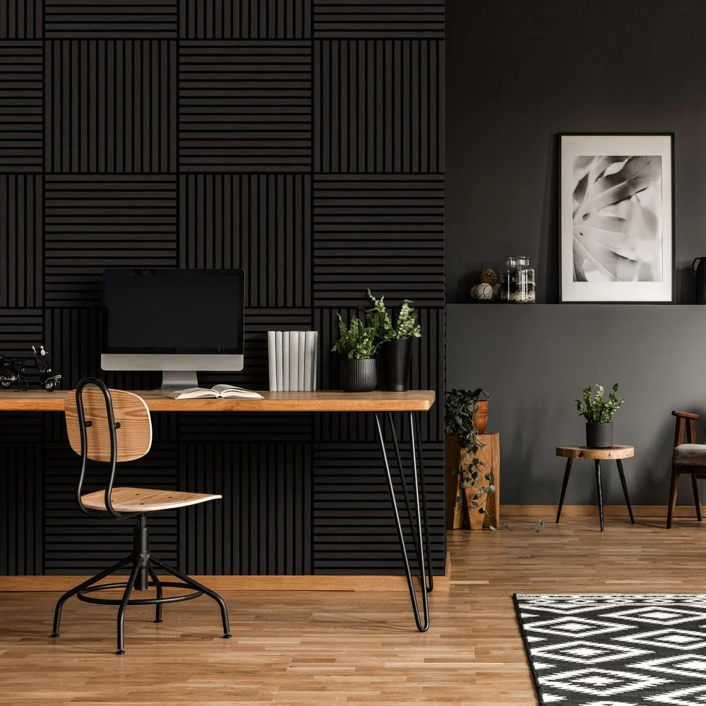 Graphite Black - Elevation Acoustic Wall Panelling - Image 9