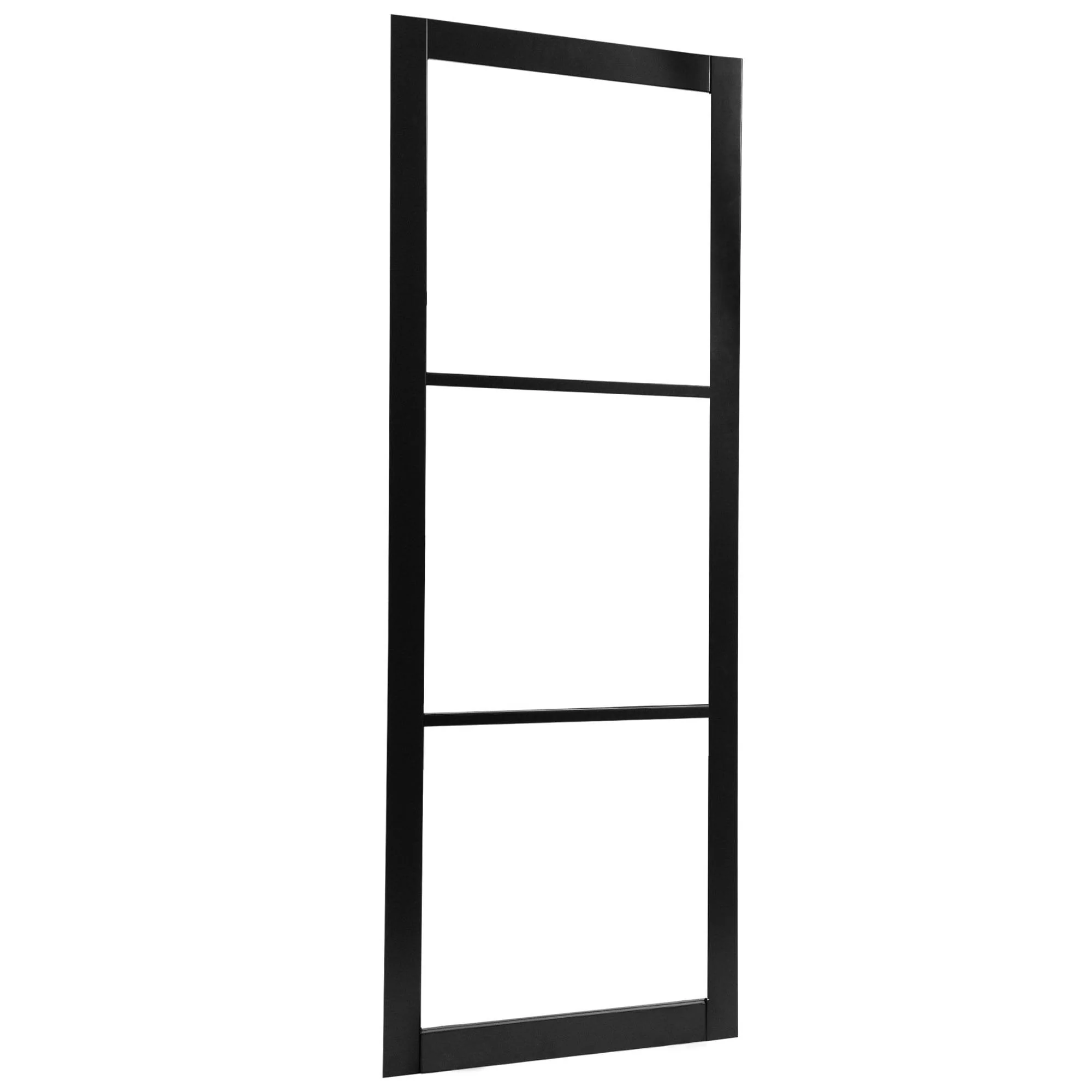 Graphite Black Internal Fully Finished Industrial Studio 3 Light Clear Glass Door - Image 2