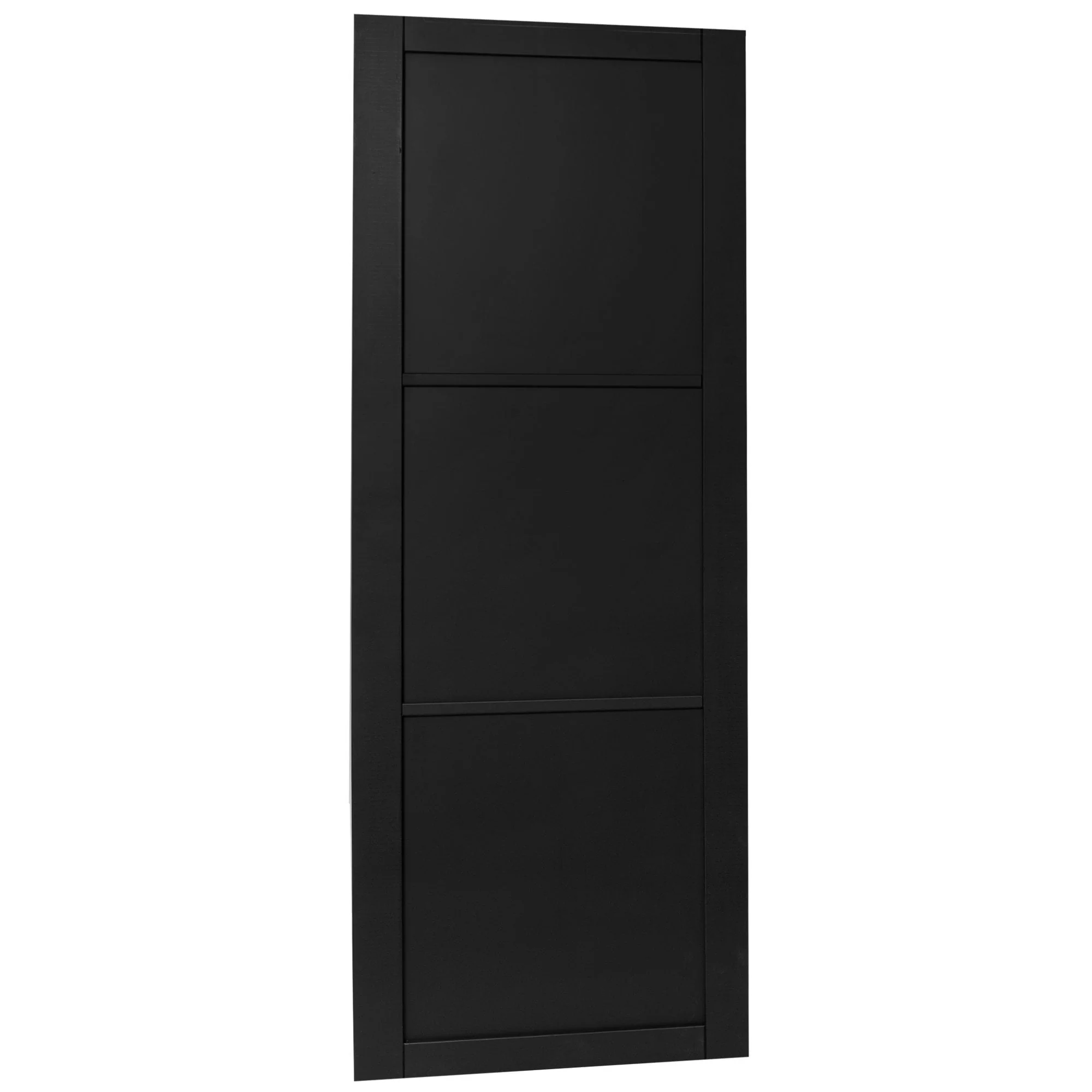 Graphite Black Internal Fully Finished Industrial Studio 3 Panel Door - Image 2