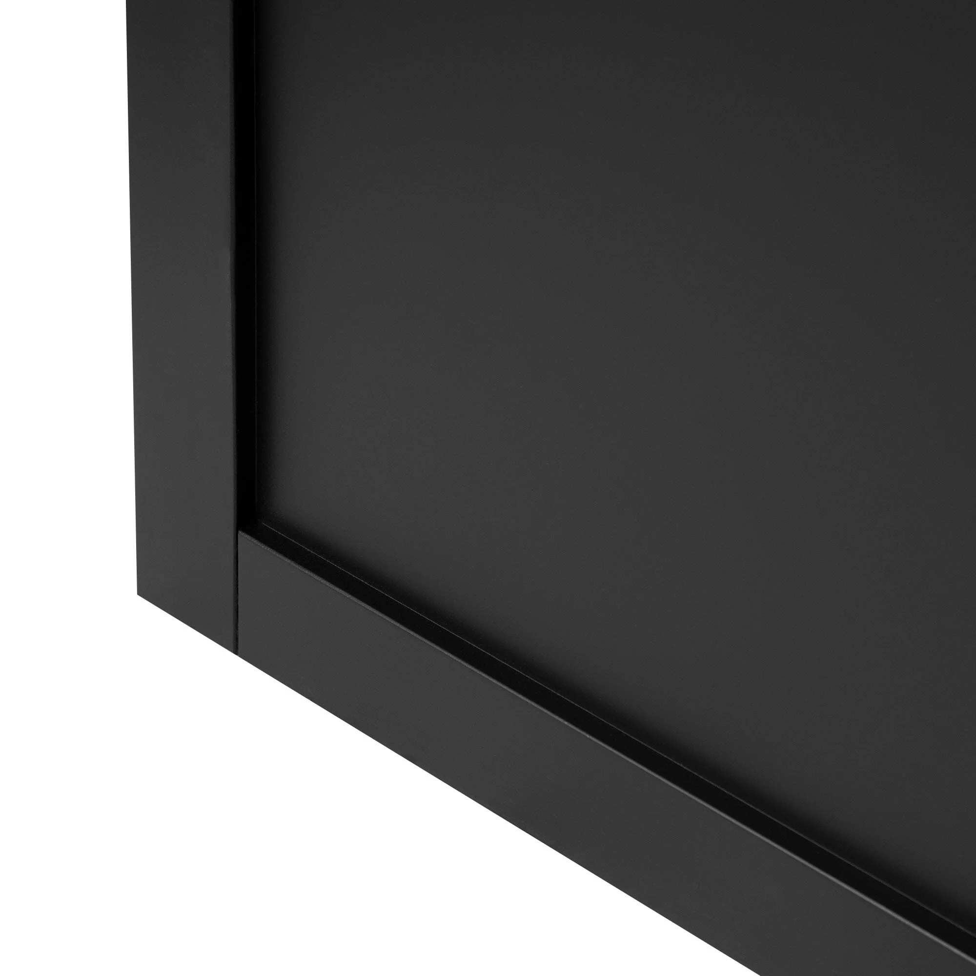 Graphite Black Internal Fully Finished Industrial Studio 3 Panel Door - Image 4