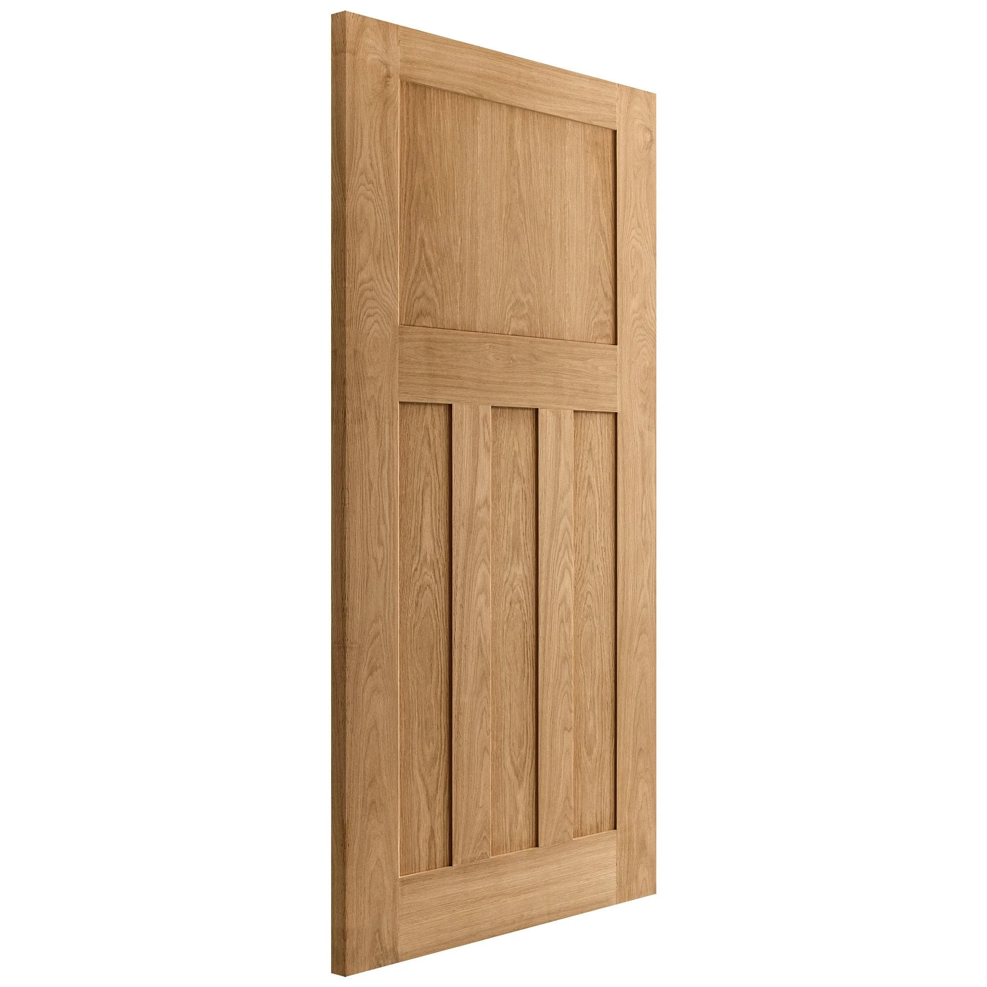 Oak Internal Unfinished 1930's DX 4 Panel FD30 Fire Door - Image 2