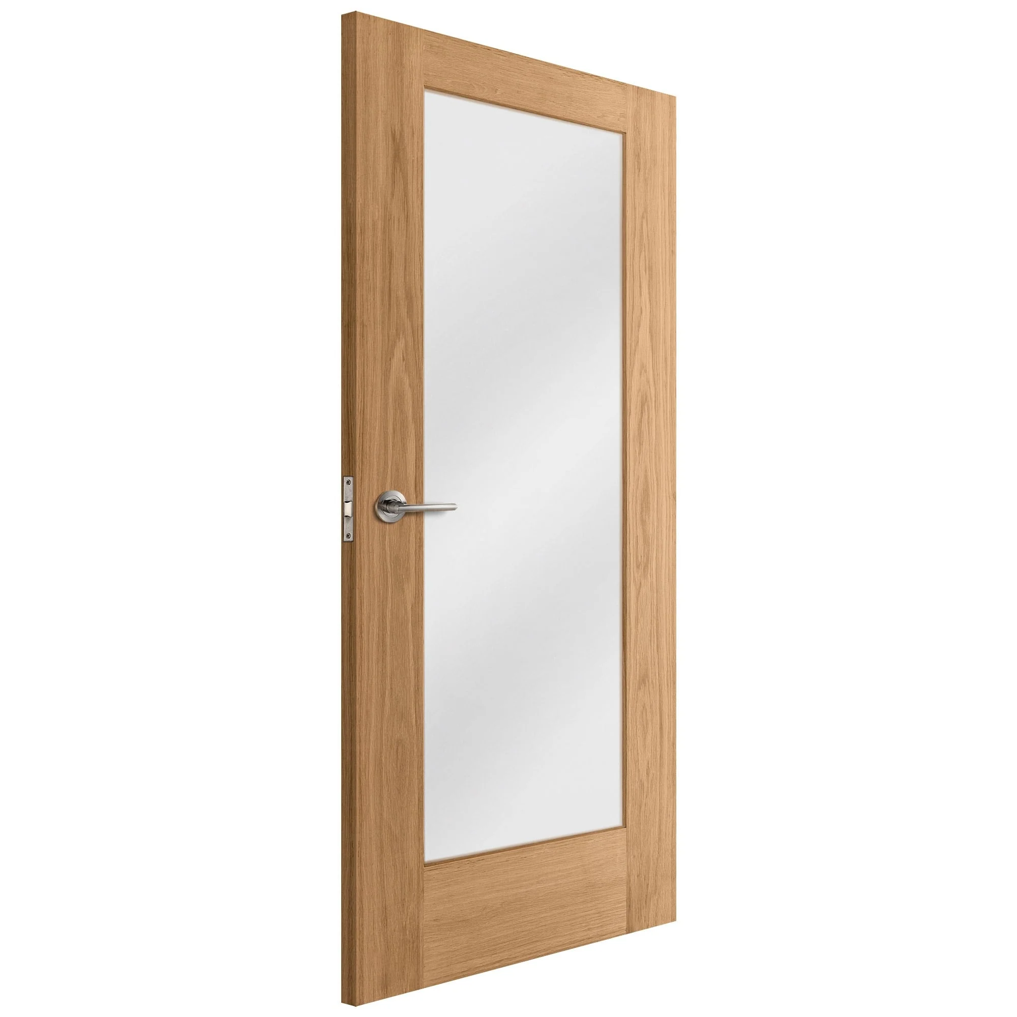 Oak Internal Unfinished Pattern 10 1 Light Obscure Glass Door - Image 2