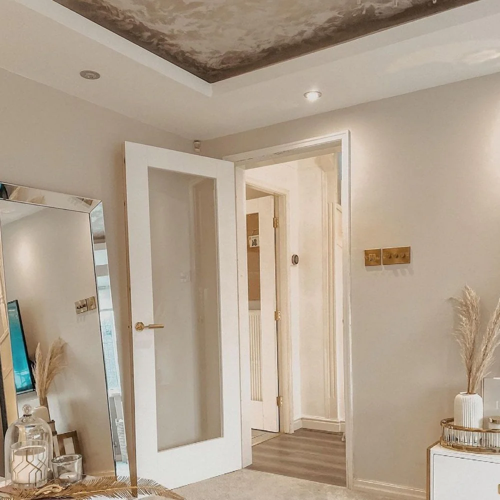 White Internal Primed Pattern 10 1 Light Clear Glass Made-to-Measure Door - Image 6