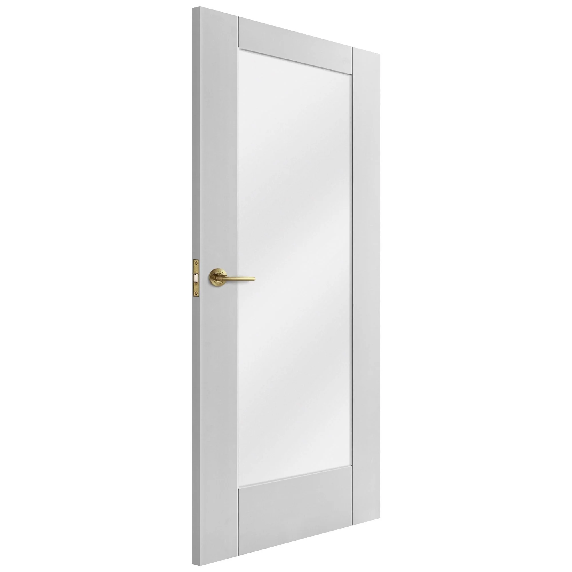 White Internal Primed Pattern 10 1 Light Obscure Glass Made-to-Measure Door - Image 2