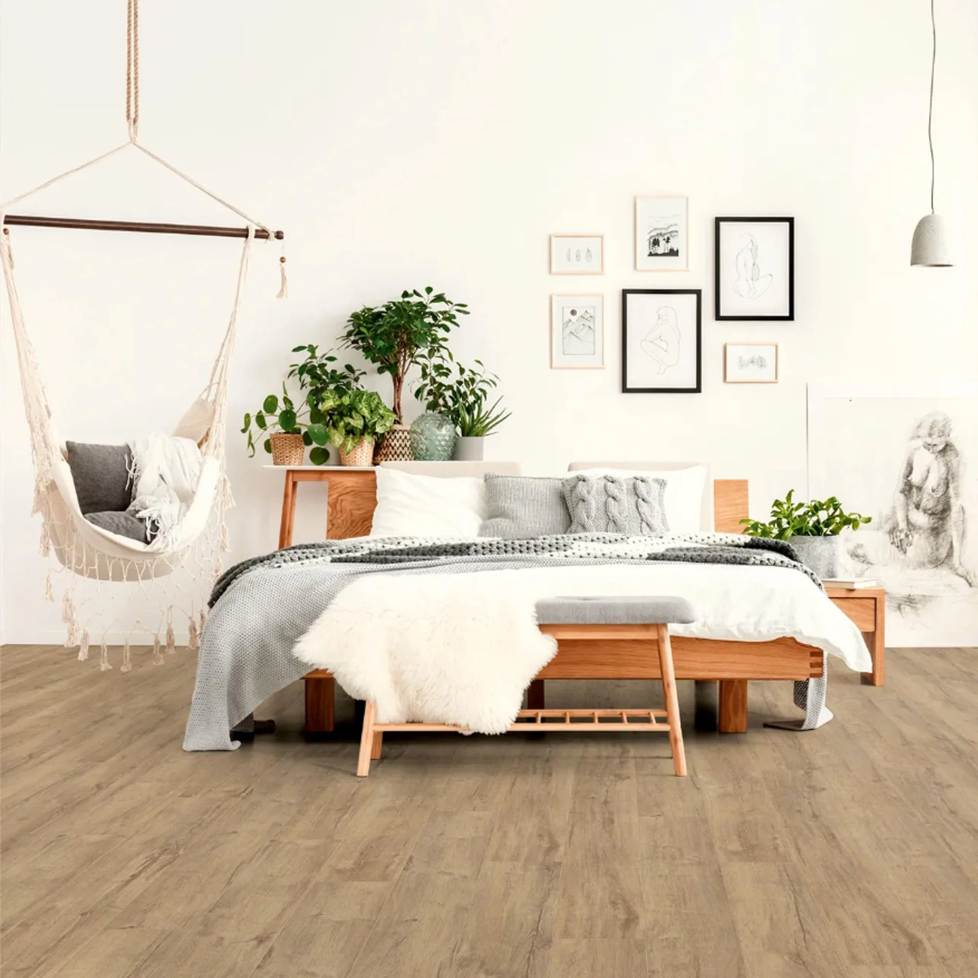 Welsh Oak - 12mm Water-Resistant Laminate Flooring