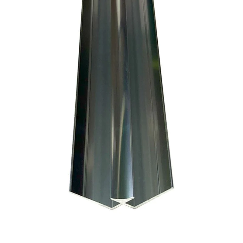 Polished Silver - 2440mm Wetwall Wall Panelling Internal Corner - Image 2